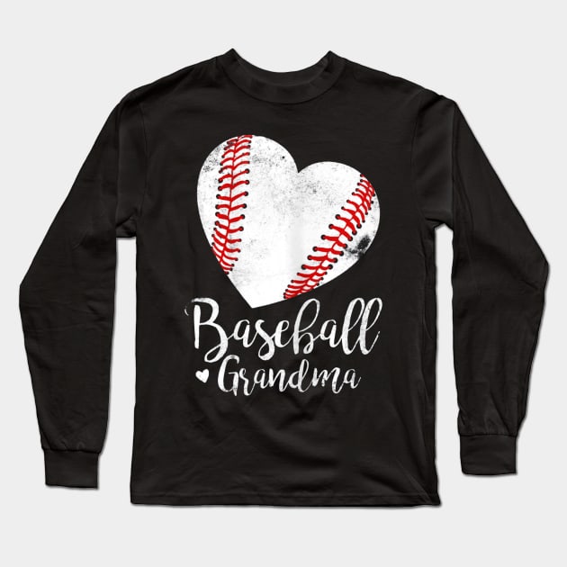 Baseball Grandma Mothers Day Long Sleeve T-Shirt by Vigo